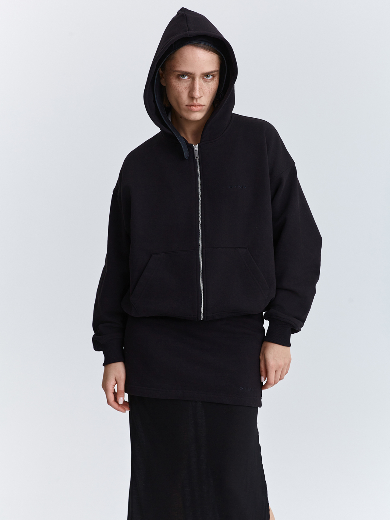 Зип худи из футера