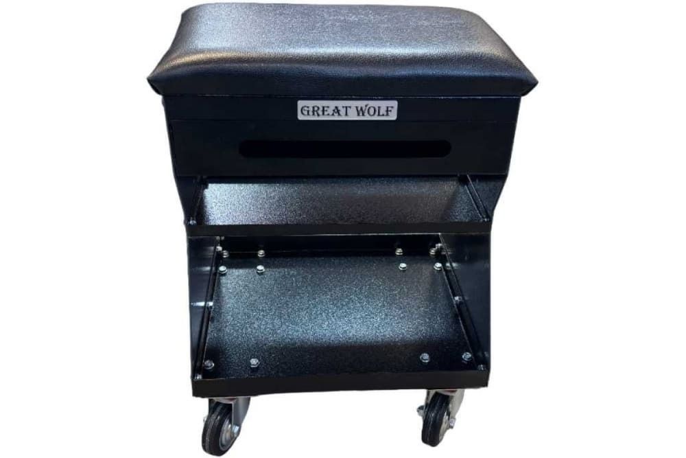 Great Wolf (GWT-G1) Подкатной ремонтный стул (серый)