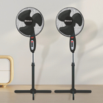 Вентилятор (набор 2шт) напольный SA-12BK (черный с серым)