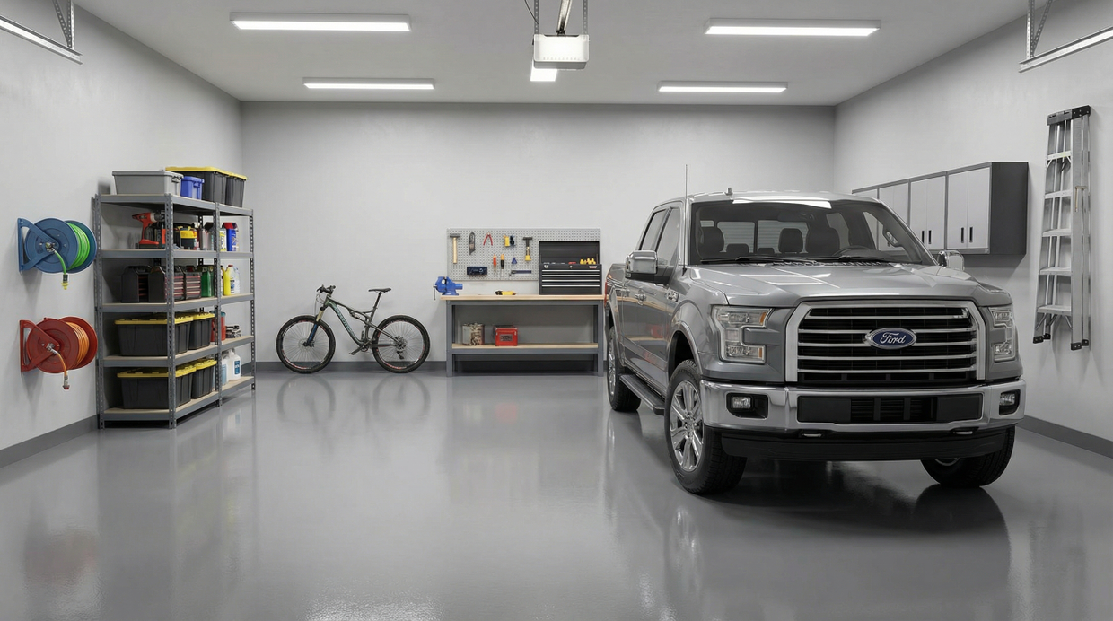 Полиуретановая краска для гаража: надежная защита бетонного пола и паркинга