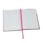 Закладки-ляссе "НЕОН" для книг А4 (длина 38 см) ПИФАГОР, клейкий край, 3 ленты, 111646