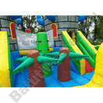 Большой надувной батут "Средневековье" 15*15*5 м