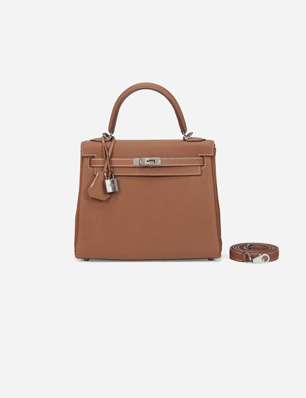 Сумка Hermes Togo Kelly 25 Palladium Hardware "Gold"