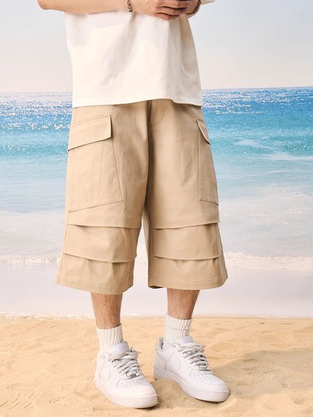 Шорты HARSHandCRUEL Pleated Cargo Jorts