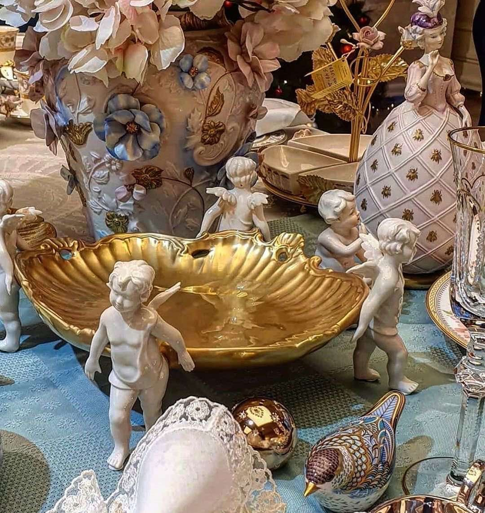 Блюдо с ангелами Villari