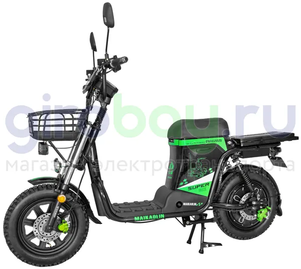 Электроскутер MAIKAOLIN Monster H10 Super 1200W (60V/40Ah) фото №1