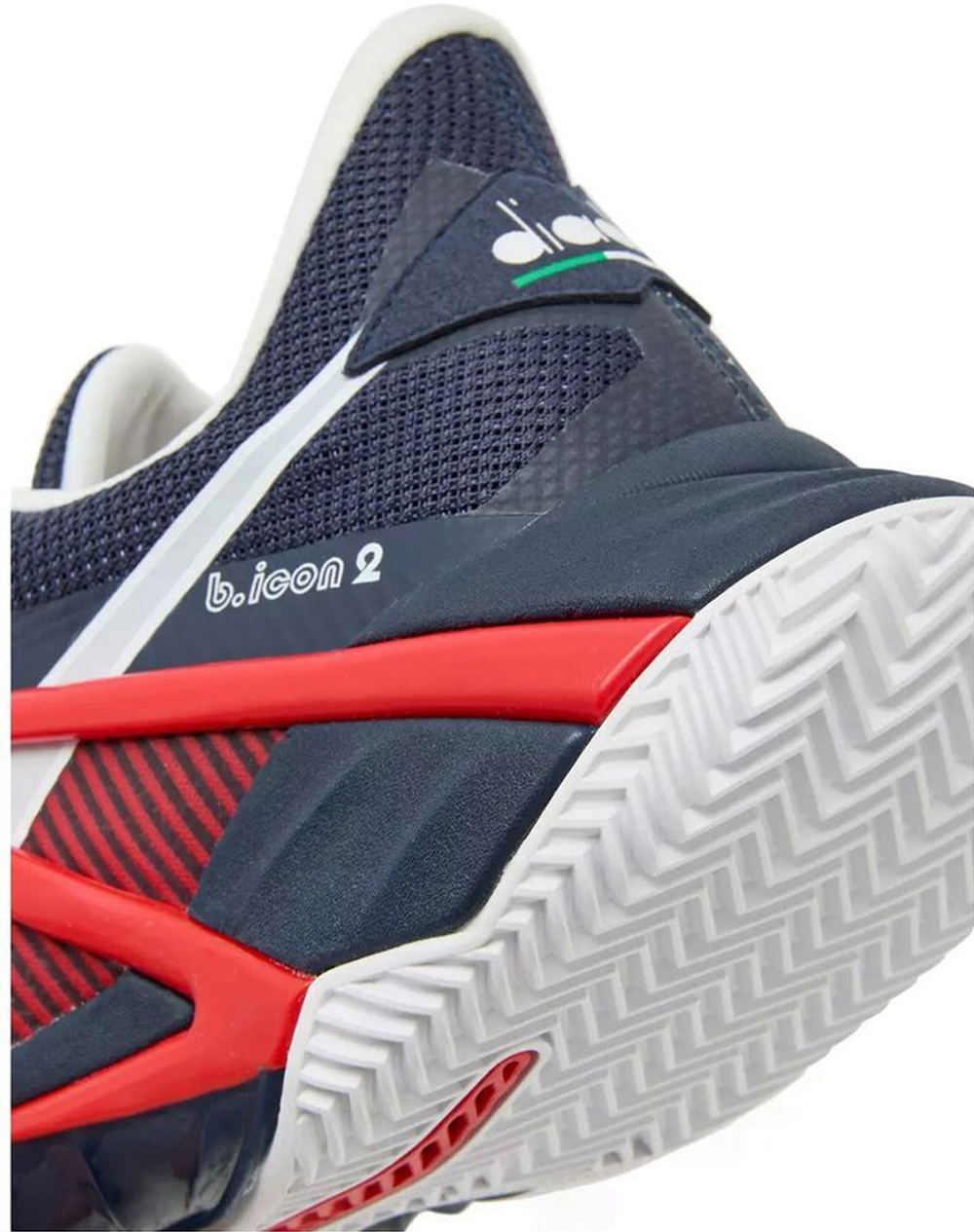 Кроссовки Diadora B.ICON 2 CLAY черно-красный