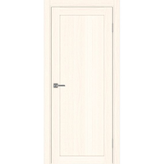Межкомнатная дверь экошпон Турин 501.1 ясень светлый глухая