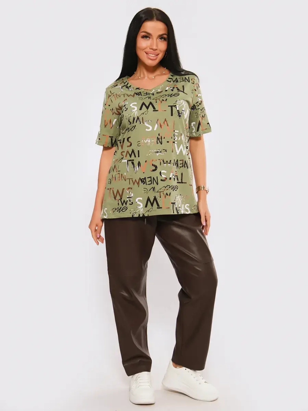 Футболка женская большие размеры