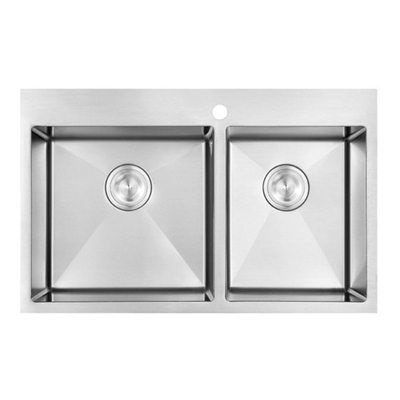Кухонная мойка, 794x511x254 мм, 2 чаши
