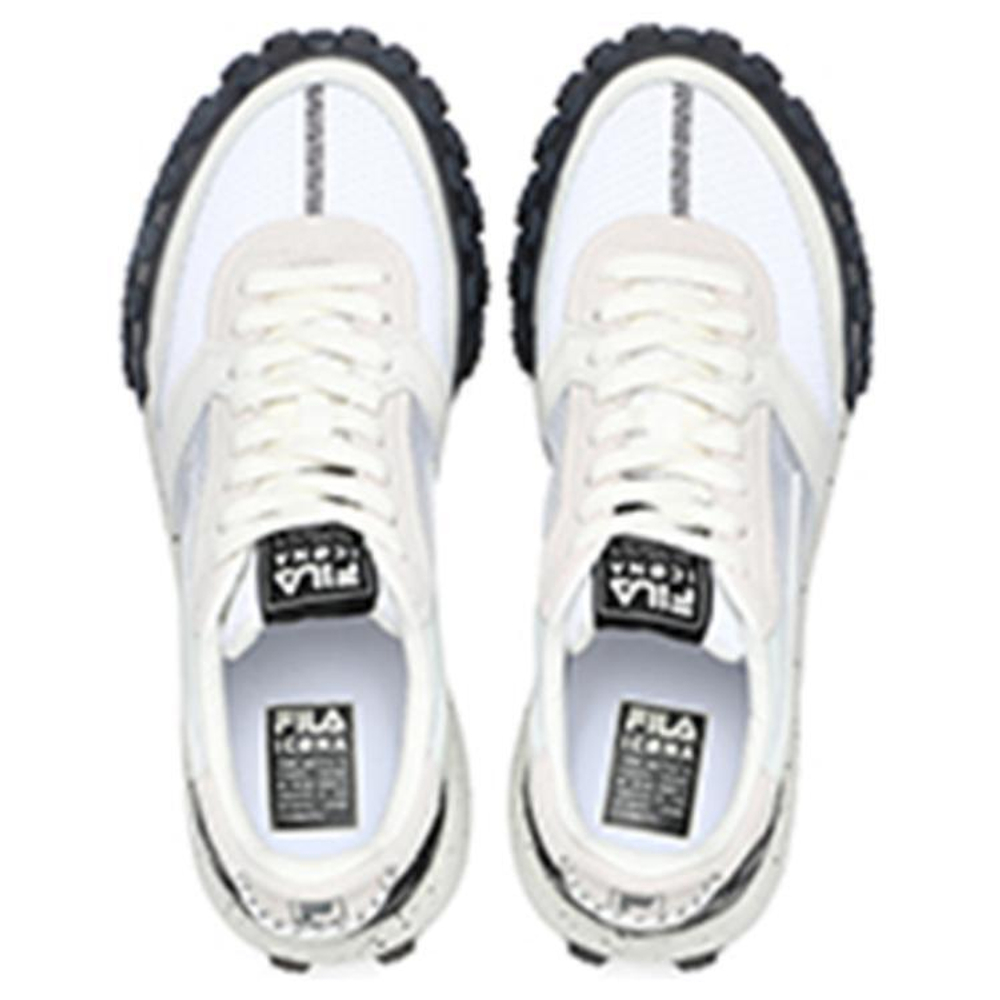 FILA Fila Gara comfortable and versatile low-cut life casual shoes men's snow white black