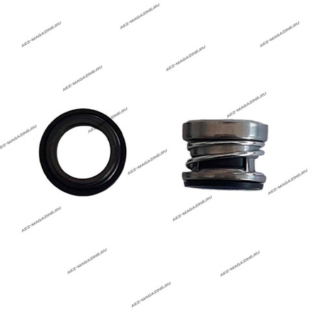 Сальник насоса БЦН D-16мм типF, сальник механический (пружина) + керамическая часть в резине