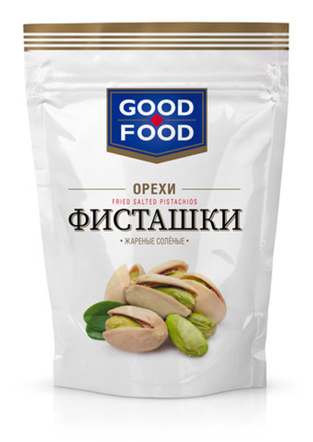 GOOD FOOD Фисташки жареные соленые 130 г