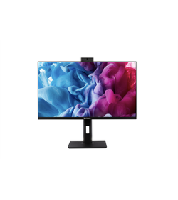 IRBIS SMARTVIEW 24 23.8'' LED Monitor 1920x1080 16:9 IPS 250 cd/m2 1000:1 3ms 178°/178° VGA HDMI DP USB Audio out 75Hz Tilt Height Swivel Pivot Camera 5mp Speak внутр. бп Black 3y (China)