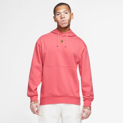 Мужская кофта теннисная Nike Dri-Fit Court Heritage Fleece Hoody Men - Coral