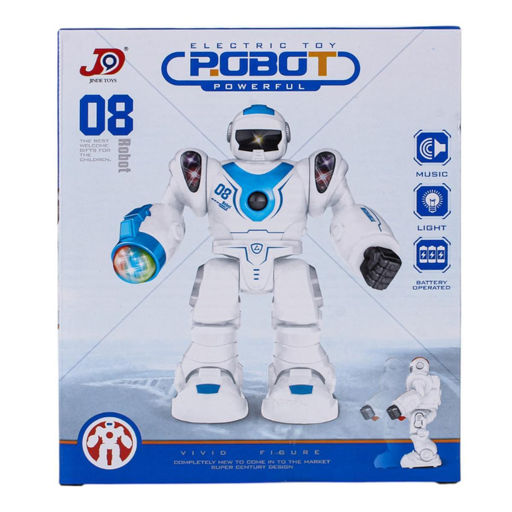 Робот на батарейках, коробка JD199-5B