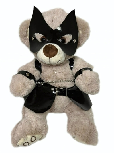 Плюшевый БДСМ-мишка в наручниках (Цвет: разноцветный)