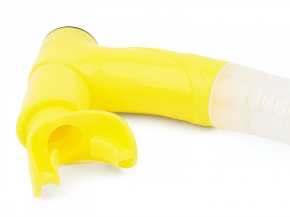 Набор детский маска+трубка в сумке Sargan Панорама-А kids прозрачный/желтый