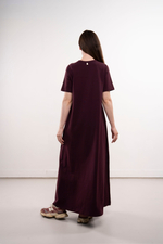 Длинное свободное платье с карманами | + цвета