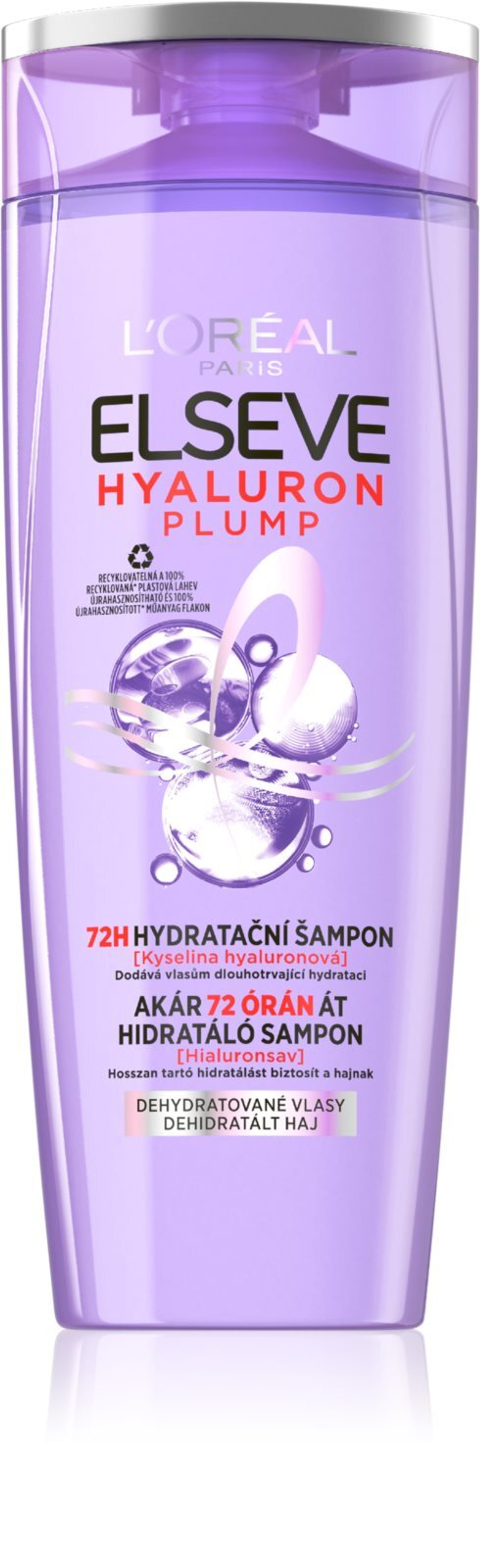 L’Oreal Paris Elseve Hyaluron Plump - увлажняющий шампунь с гиалуроновой кислотой /   400  ml  / GTIN 3600524029913