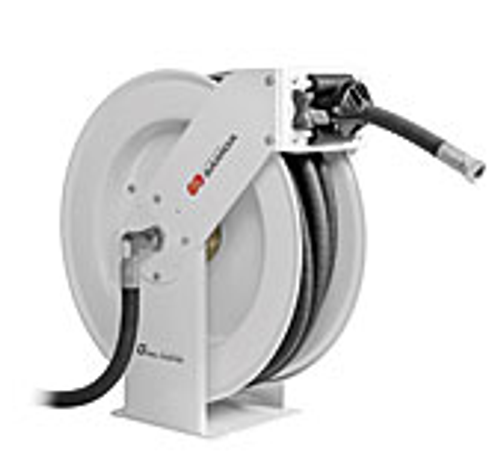 Двухопорная катушка для воздуха, воды, антифриза, ДТ и масла, 20 м х 1/2", без рукава