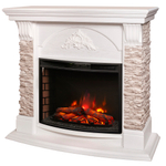 Каминокомплект Real Flame Athena GR WT с очагом Evrika 25,5