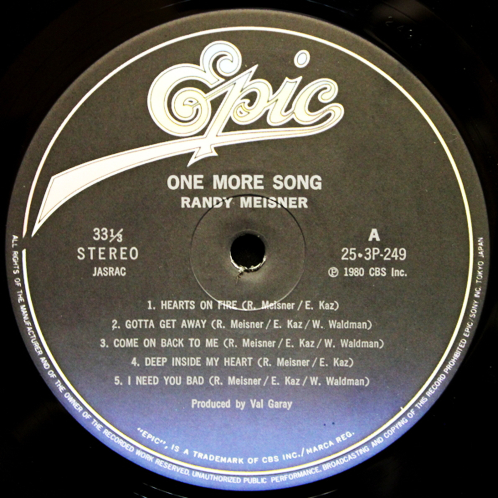 Randy Meisner / One More Song (LP)