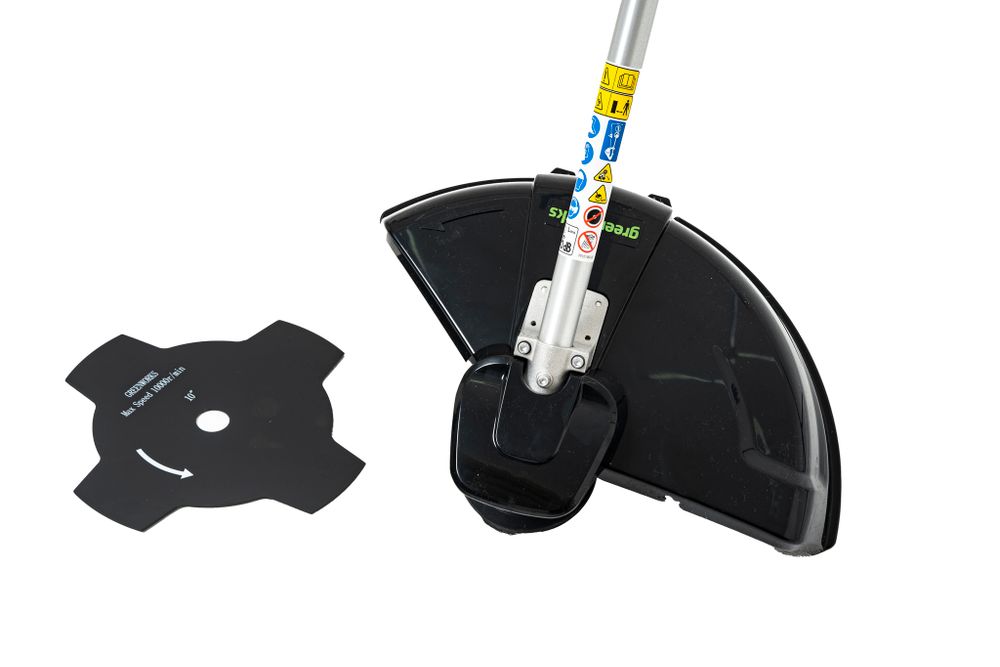 Аккумуляторный триммер Greenworks GD40BCBK5, 40v, 40 см, (2105707UG), с аккумулятором 5 А·ч и зарядным устройством