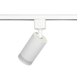 Трековый светильник однофазный ЭРА TR77-GU10 WH под лампу GU10 белый