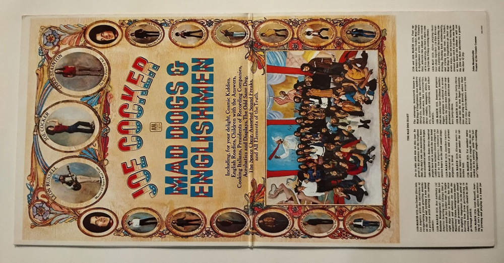 Винтажная виниловая пластинка LP Joe Cocker Mad Dogs and Englishmen 2LP (Germany 1988)