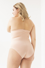 Утягивающие трусы с высокой талией (Размер: XL) (Цвет: бежевый)