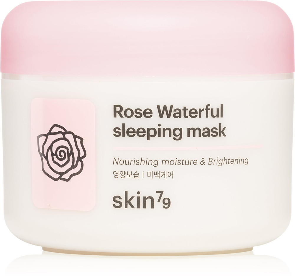 Skin79 Rose Waterfull - увлажняющая ночная маска с розовой водой /   100  ml  / GTIN 8809223668897