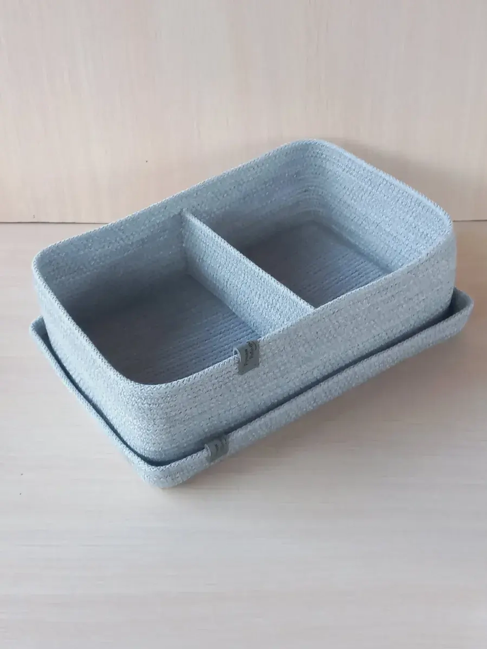 Корзина плетеная с крышкой