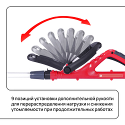 WORCRAFT Триммер аккумуляторный садовый ручной для травы 20V, (2 АКБ, СЗУ 1.5А)/Газонокосилка электрическая