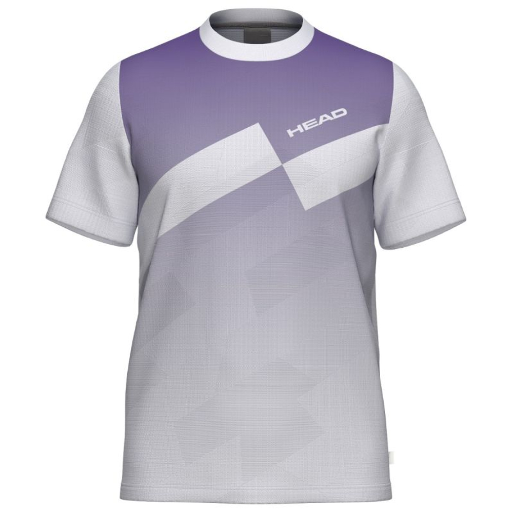 Мужская теннисная футболка Head Pro - purple/white