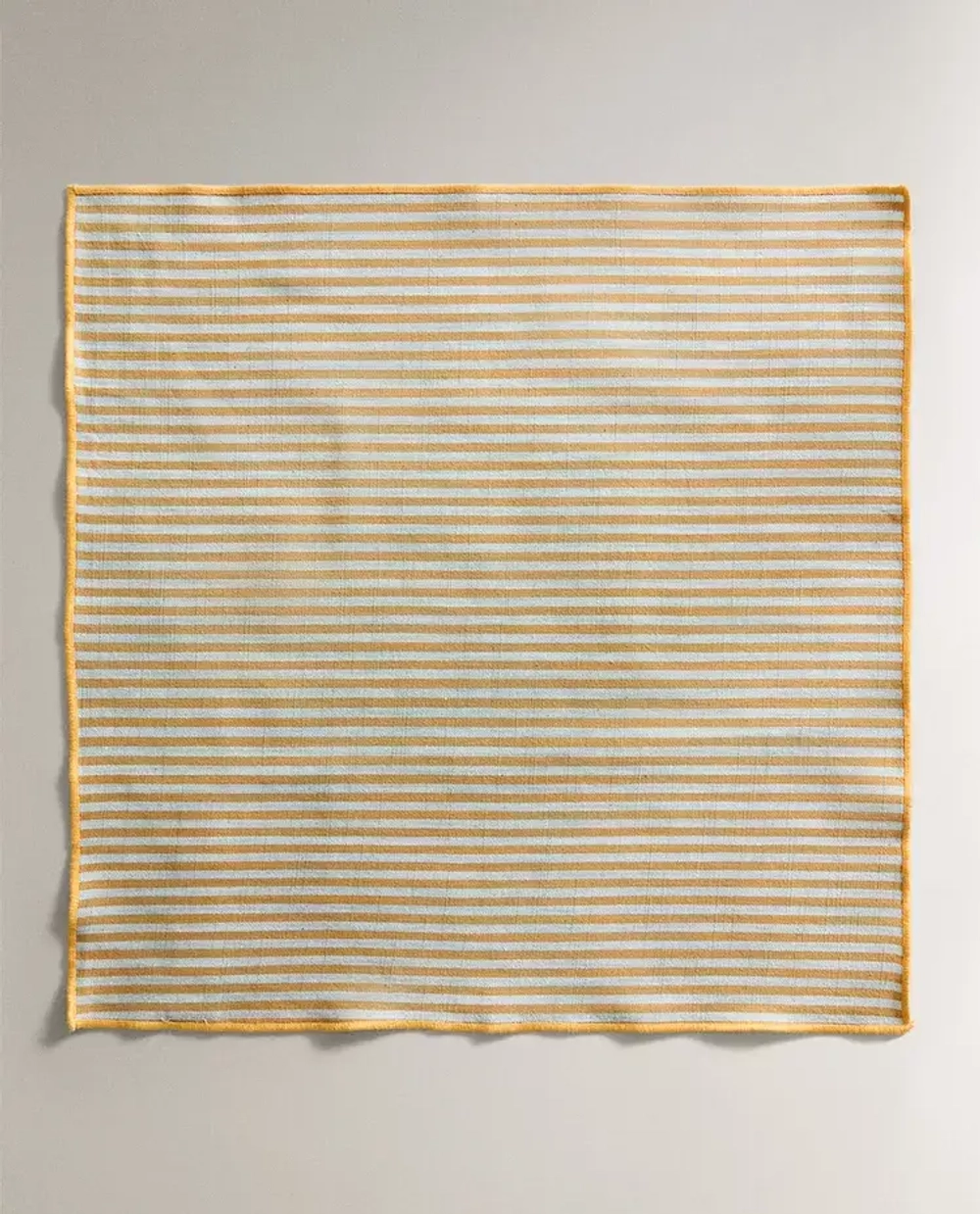 ZARA HOME САЛФЕТКИ ИЗ ХЛОПКА В ПОЛОСКУ (НАБОР ИЗ 2 ШТ.), ЗЕЛЕНЫЙ