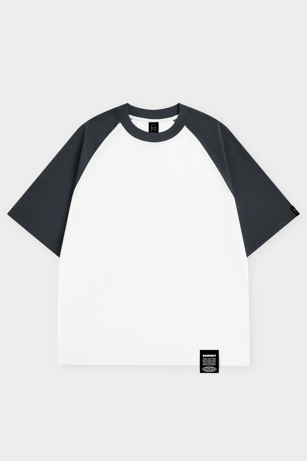 Футболка SHMOT "REGLAN DELUXE COMBO" Серый
