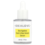 Idealove, Bee Ageless, сыворотка с улиткой и пчелиным ядом, 30 мл (1 жидк. унц.)