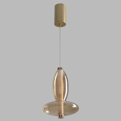 Светильник подвесной Crystal Lux QUASAR SP7W LED AMBER