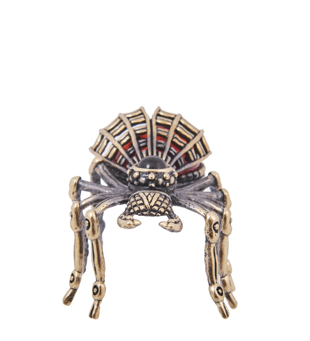 Народные промыслы AM-4205 Фигурка «Паук Невеста» (латунь, янтарь)