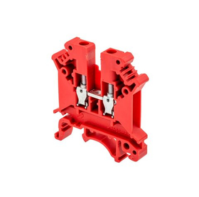 Клемма винтовая проходная, 4 мм2, красная MTU-4RD 54696