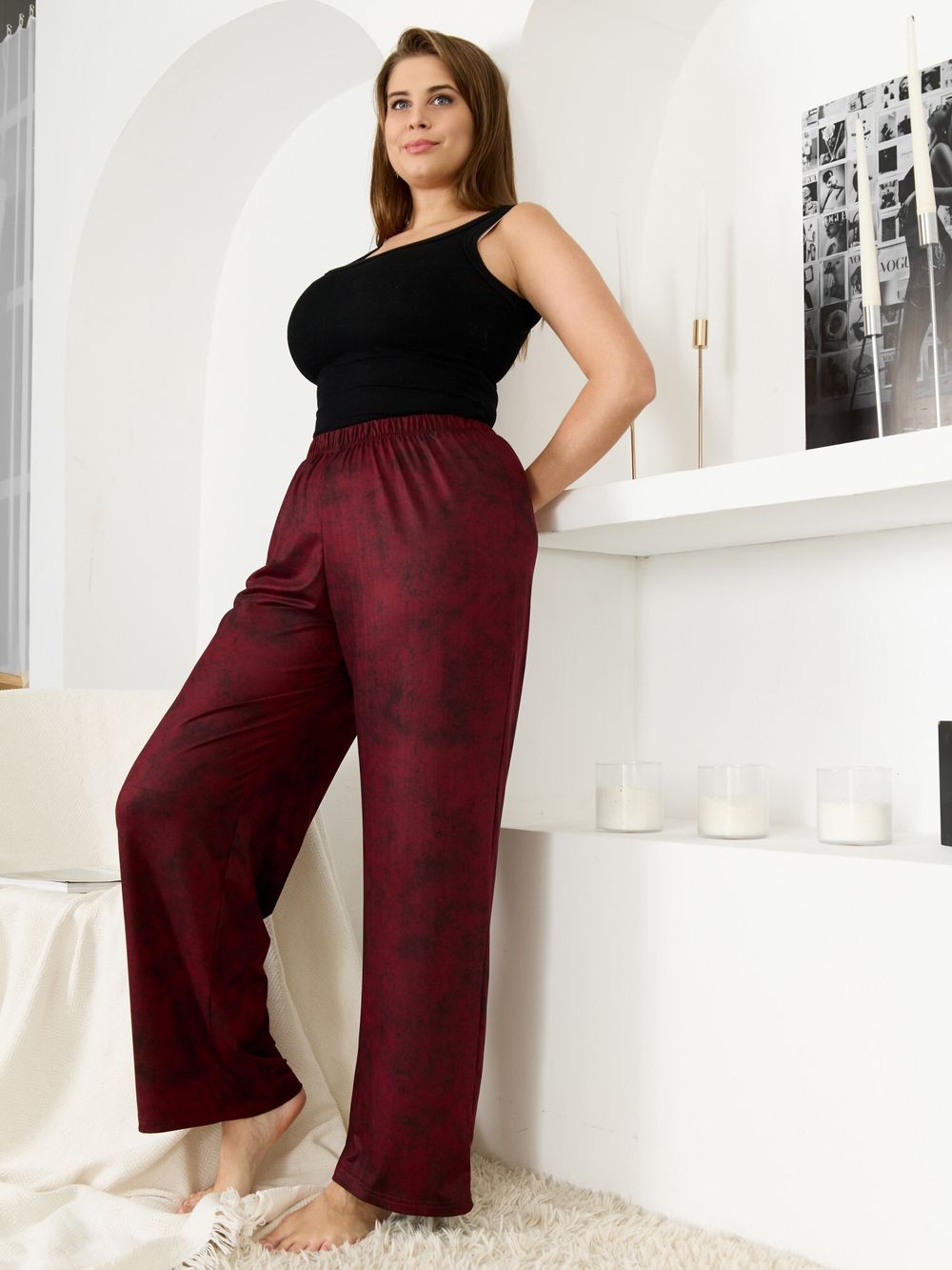 Брюки Ная Виотекс БОРДОВЫЙ