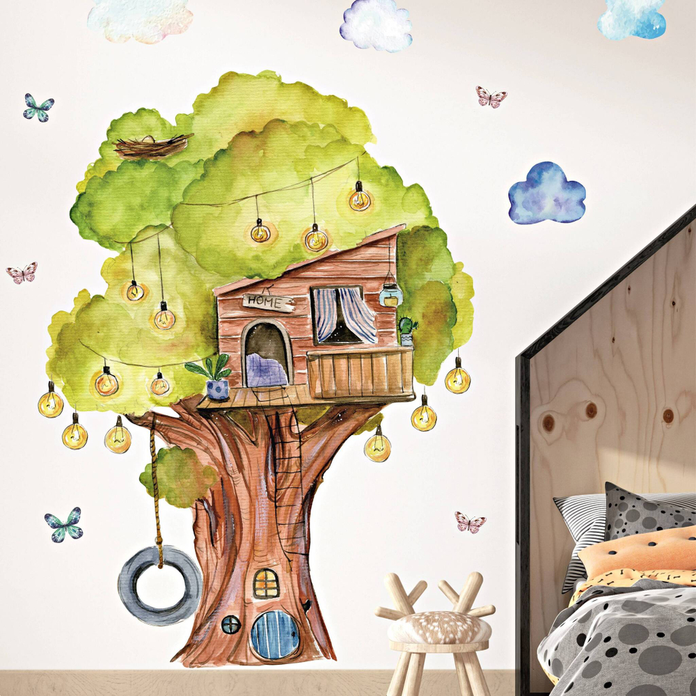 Стикеры ДОМИК НА ДЕРЕВЕ