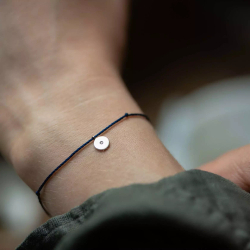 браслет «луна» на синей нити