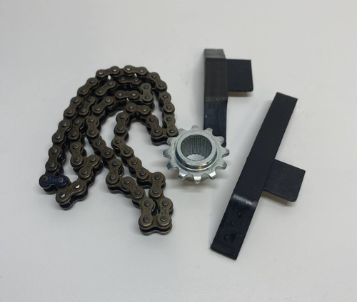 Цепь привода электростартера+шестерня+направляющие двигатель YX153FMI