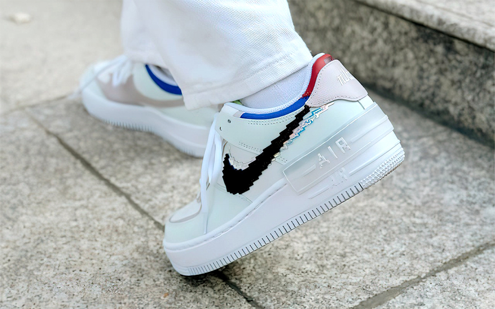 Кроссовки Nike Air Force 1 Low Shadow 8 Pixel, бел.