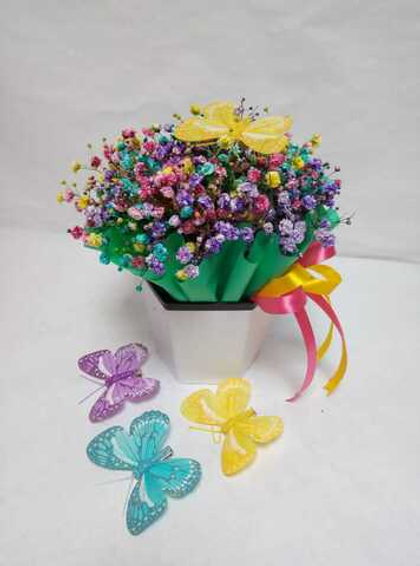 Композиция с гипсофилой