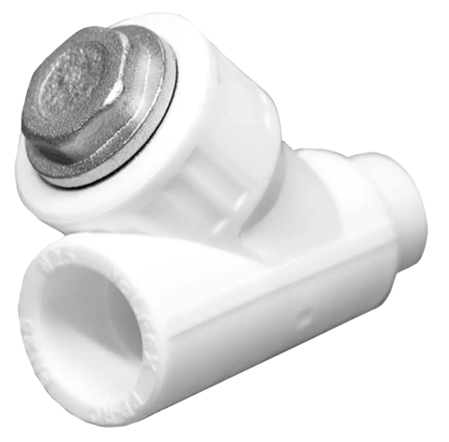 Фильтр PP-R сетчатый белый внутр/наруж пайка Дн 20х45гр VALFEX 10142020