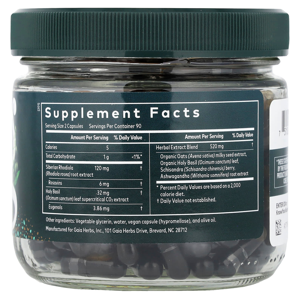 Gaia Herbs, Adrenal Health®, 180 Liquid Phyto-Caps®