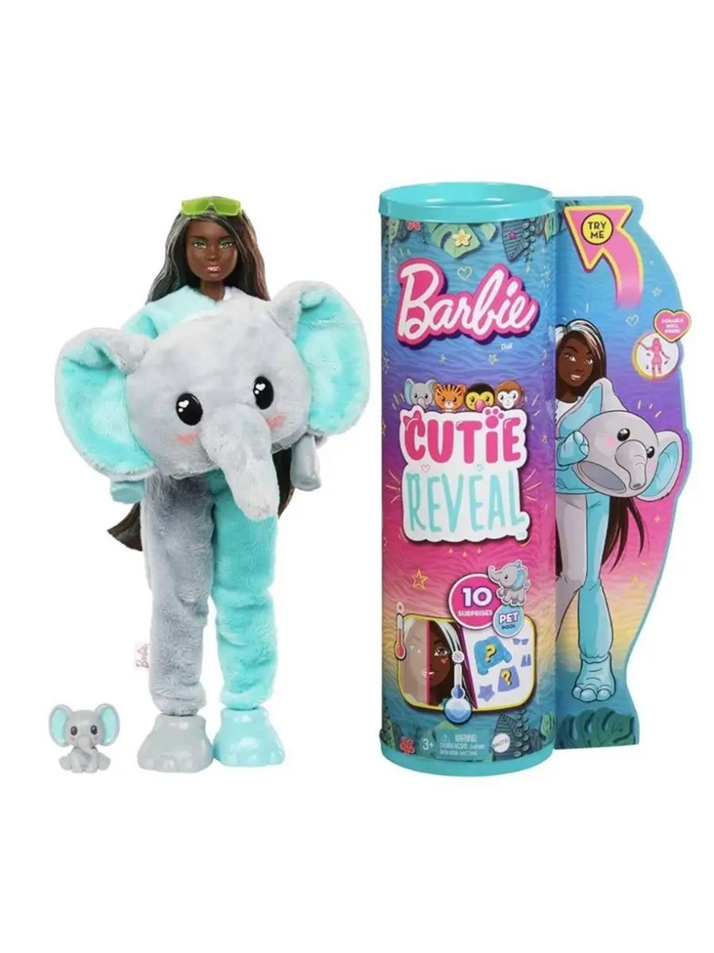 Барби Cutie Reveal HKP98 «Джунгли», кукла-милашка с сюрпризами